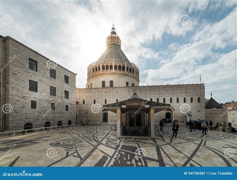 Basilica of the Annunciation in Nazareth Editorial Photo - Image of ...