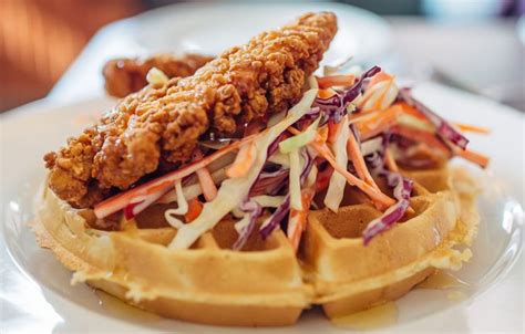 Hen House eatery | Chicken and waffles, Breakfast, Food magazine