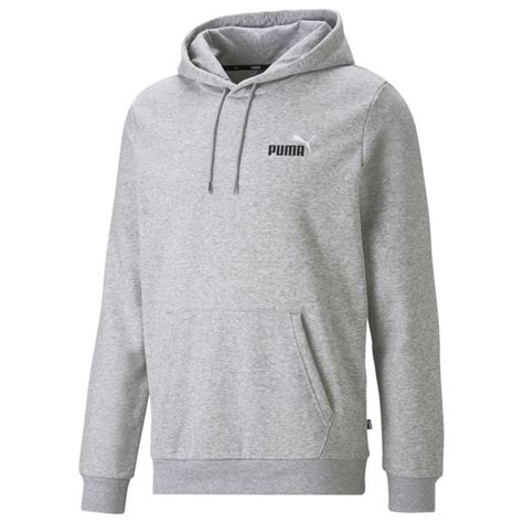 Puma Essentials+ Two-Colour Small Logo Hoodie Men | www.unisport.dk