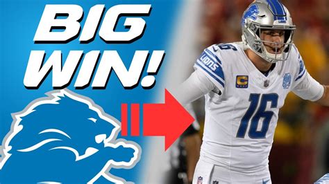 Detroit Lions WIN! Beat The Chiefs And SHOCK The NFL - YouTube