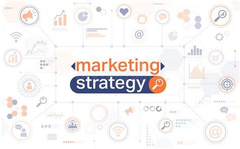 Marketing Strategy Horizontal Web Banner Stock Vector - Illustration of market, graph: 238259765