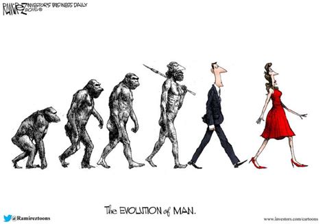 Cartoon Of The Day: The Evolution Of Man - Common Sense Evaluation