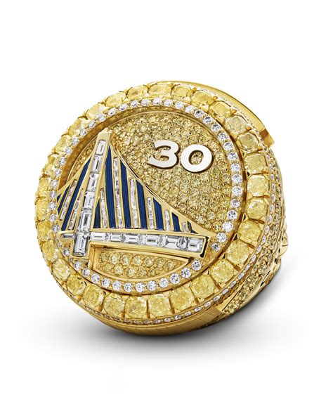 Golden State Warriors Championship Ring Features 16 Carats of Yellow ...