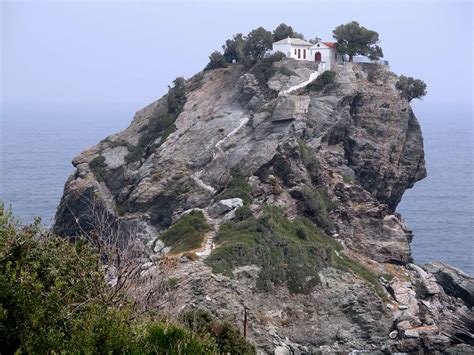 Mamma Mia: 'church on a rock' Photo from Agios Ioannis in Skopelos | Greece.com