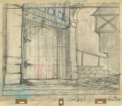 1950s Tom and Jerry Layout Drawing - ID: septtomjerry3029 | Van Eaton Galleries