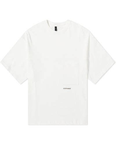 White GOOPiMADE T-shirts for Men | Lyst