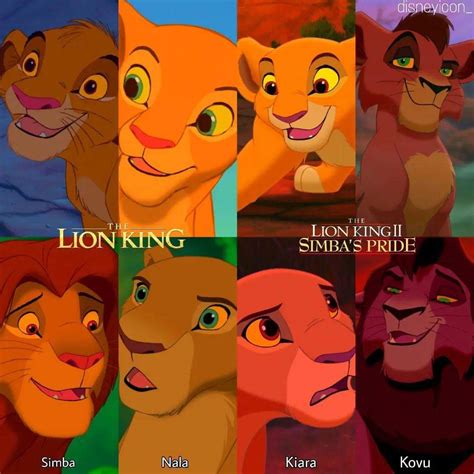 Lion king characters simba nala kiara and kovu by aliciamartin851 on ...