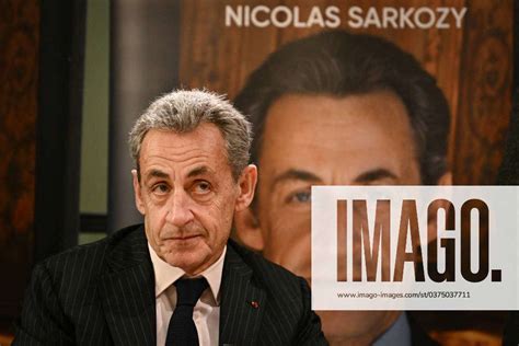 Nicolas Sarkozy Book Signing - Asnieres Former French President Nicolas Sarkozy at the signing of