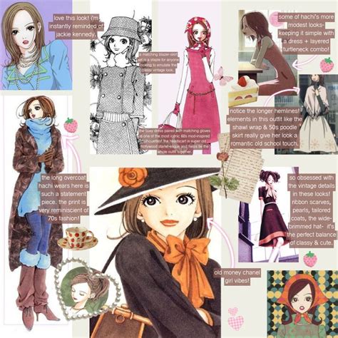 ♣ — 🍓 style analysis: nana komatsu / hachi (NANA) Layered Turtleneck ...