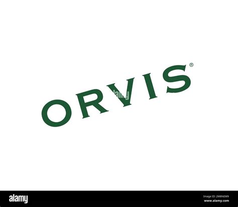 Orvis, rotated logo, white background Stock Photo - Alamy