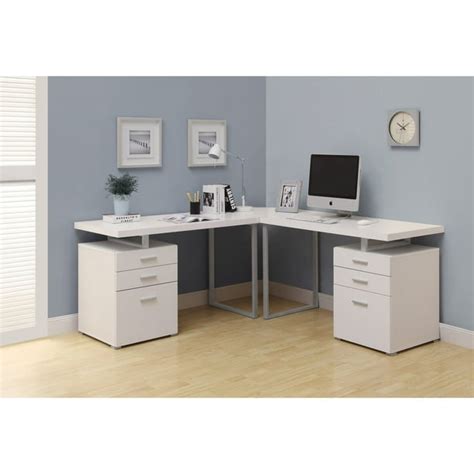 Monarch Specialties L-Shaped Corner Desk - Walmart.com - Walmart.com