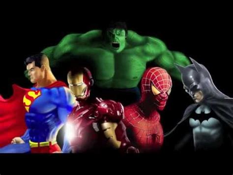 (Digital Speed Painting) Superman, Ironman, Spiderman, Batman, and The ...