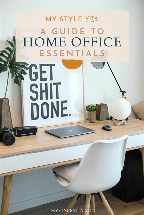 Must Have Home Office Essentials List - an indigo day