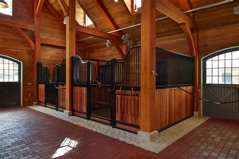 Wood all same color | Horse stalls doors, Stables design, Horse stables design