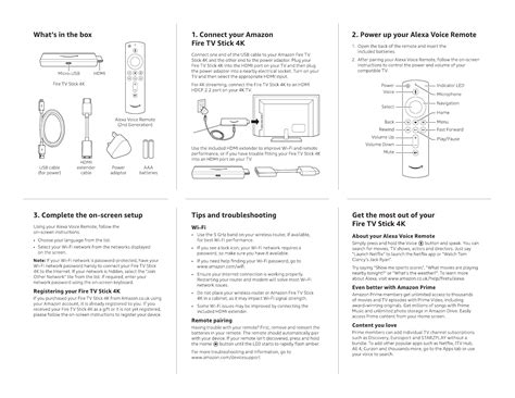 Manual Amazon 4K Fire TV Stick (page 1 of 1) (English)