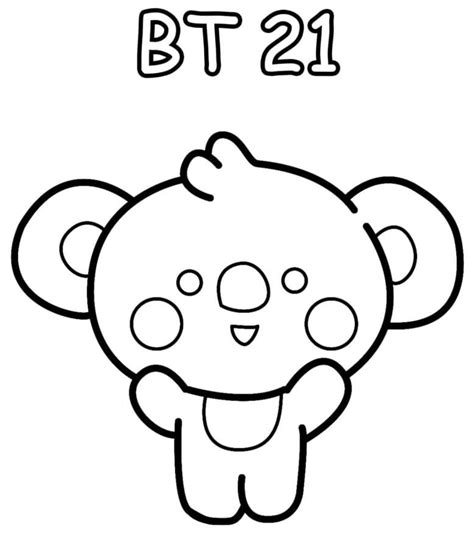 BT21 Coloring Pages - Free Printable Coloring Pages for Kids