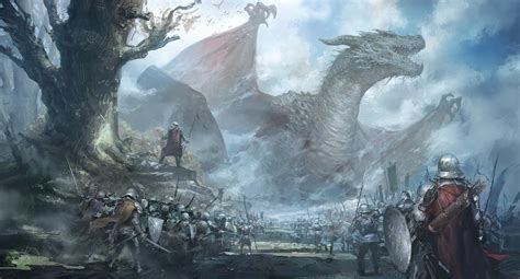 Download Army Warrior Fantasy Dragon Fantasy Warrior HD Wallpaper by Dong Jianhua