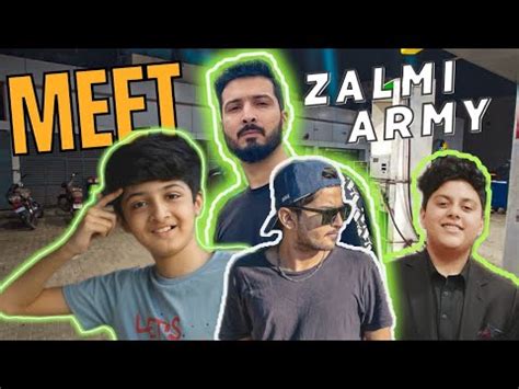 Meet ZALMI ARMY🔥 | ZAID TESORI - YouTube