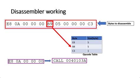 disassembler working - YouTube