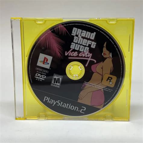 SONY PLAYSTATION 2 GTA Grand Theft Auto Vice City Disc Only PS2 Tested $6.00 - PicClick
