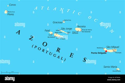 Azores Islands Map