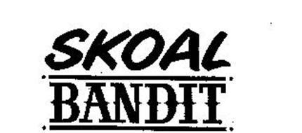 SKOAL BANDIT Trademark of UNITED STATES TOBACCO SALES AND MARKETING COMPANY INC. Serial Number ...