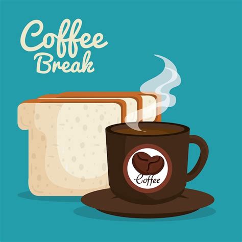 Delicious coffee break icon Vector | Premium Download