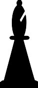 Black Bishop Chess Piece Clip Art at Clker.com - vector clip art online, royalty free & public ...