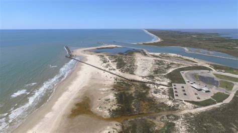 Jetty Park Arial Photo | Hiking destinations, Galveston beach, Houston activities