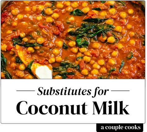 8 Substitutes for Coconut Milk – A Couple Cooks