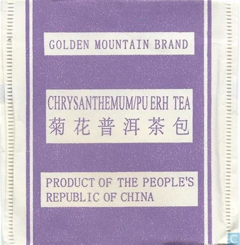 Chrysanthemum/Pu Erh Tea - Golden Mountain Brand - LastDodo