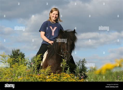 riding a gaited horse Stock Photo - Alamy