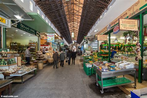 The covered market of Chania