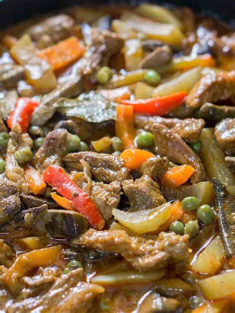 Igado Recipe (Pork and Liver Stew) | Amiable Foods