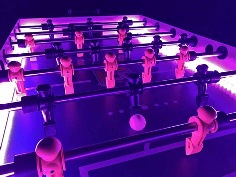 Commercial 4-player LED Valley Tornado Foosball Table - Arcade Party Event