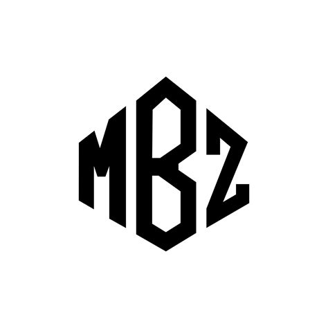 MBZ letter logo design with polygon shape. MBZ polygon and cube shape ...