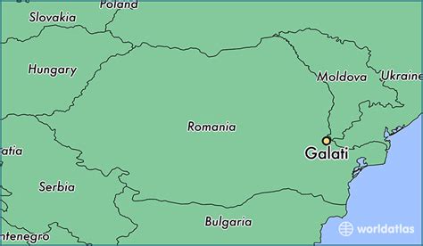 Where is Galati, Romania? / Galati, Galati Map - WorldAtlas.com