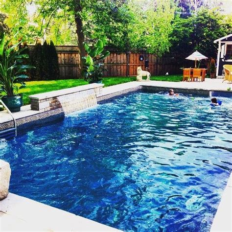 25+ Best Rectangle Swimming Pools with Waterfall Design Ideas To Steal