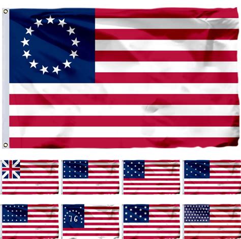 USA-Flag-13-Stars-History-90x150cm-3x5ft-US-Hopkinson-1775-American ...