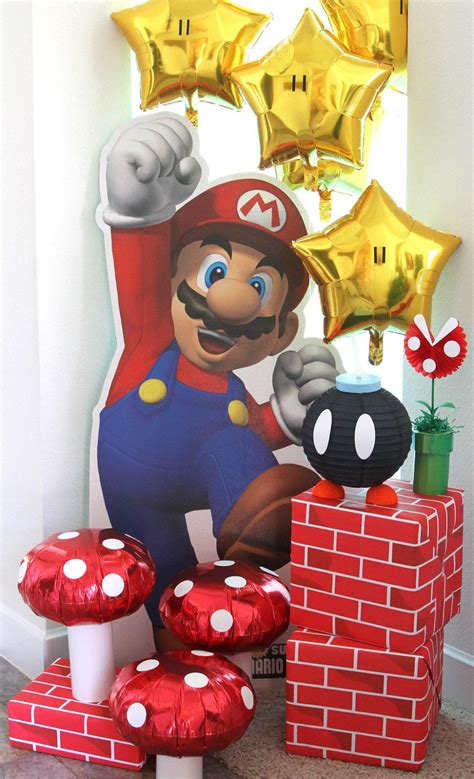 Super mario party ideas kids party ideas at birthday in a box – Artofit