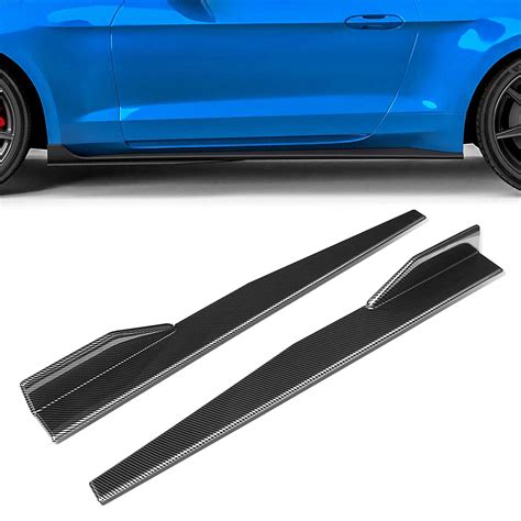 Buy ECCPP Side Skirts Fits Universal Vehicles Carbon Fiber Style Side ...