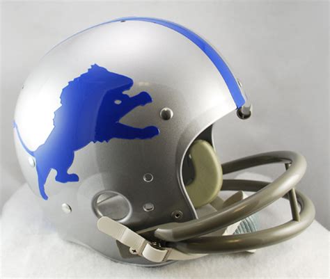 Detroit Lions 1962 to 1968 TK Throwback Football Helmet - Sports ...