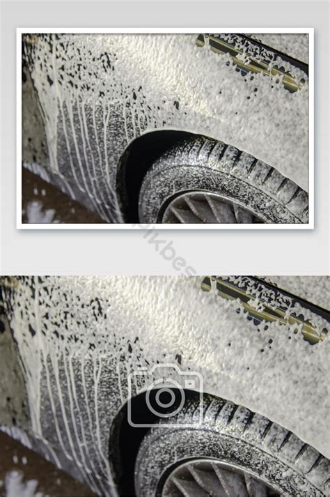 Car Wash Black With Foam Bubbles Photo Photo | JPG Free Download - Pikbest