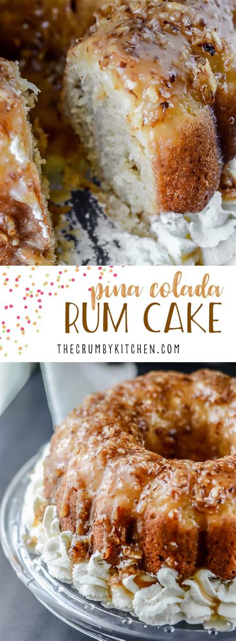 Pina Colada Rum Cake • The Crumby Kitchen