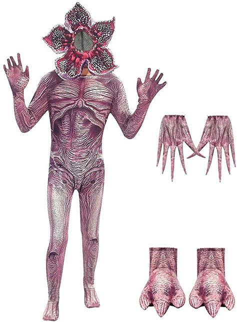 Amazon.com: Kids Demogorgon Costumes Halloween Zentai Bodysuit Jumpsuit Dress Up Horror C ...