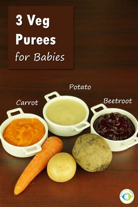 3 Veg Purees for Babies & Toddlers | Baby puree recipes, Baby puree, Pureed food recipes