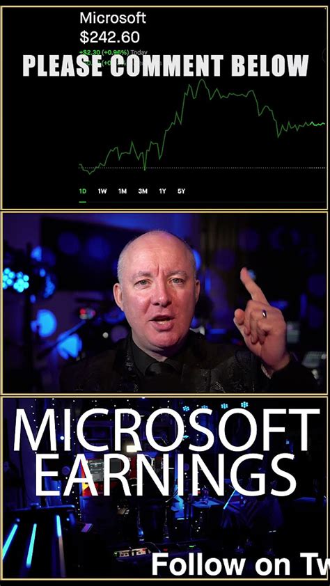 MSFT STOCK Earnings Microsoft #shorts - YouTube