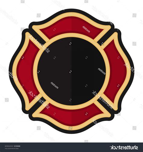 Firefighter Badge Vector at GetDrawings | Free download