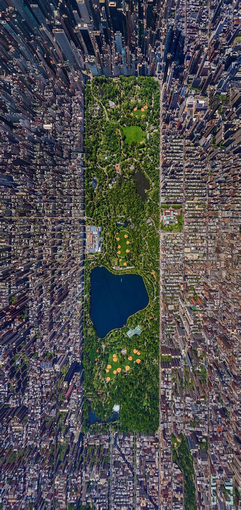 Amazing Aerial View of NYC Central Park