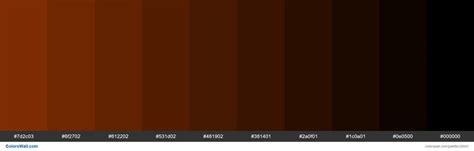 Shades XKCD Color rust brown #8b3103 hex | Hex colors, Hex color palette, Color coding